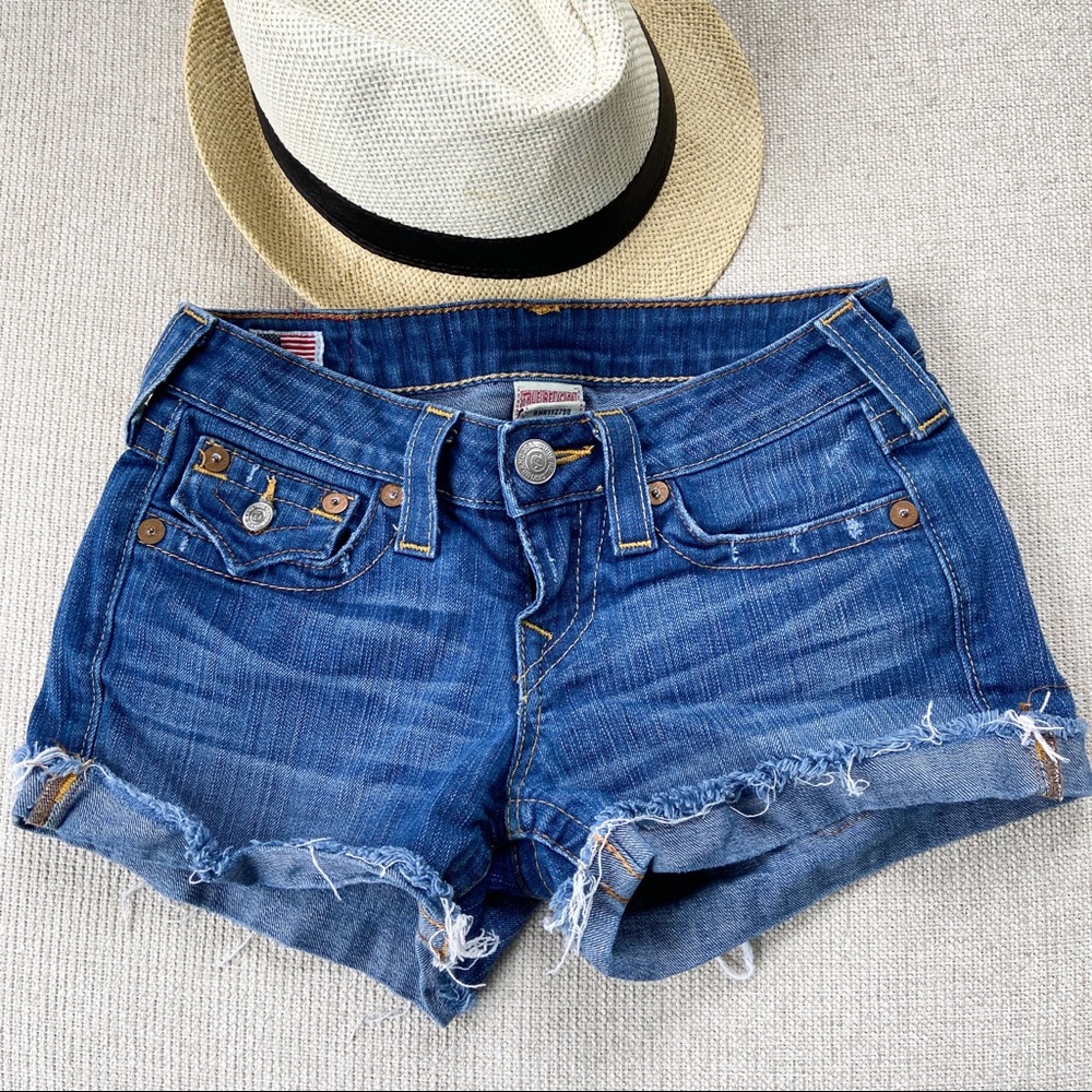 True Religion “Keira” Cutoff Shorts